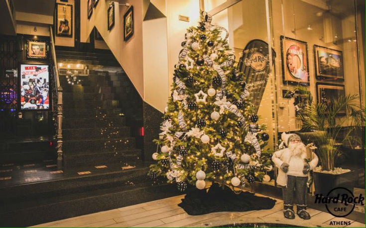 Γιορτάστε τις ημέρες των Χριστουγέννων στο Hard Rock Cafe Αθήνας