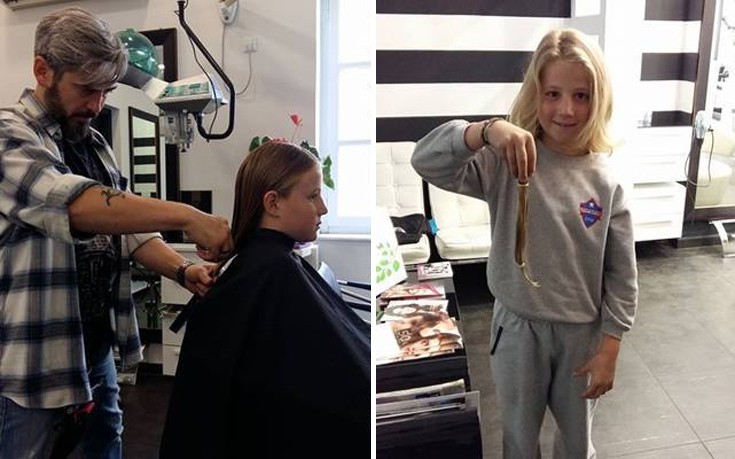 Εννιάχρονος δωρίζει τα μαλλιά του σε παιδιά με καρκίνο