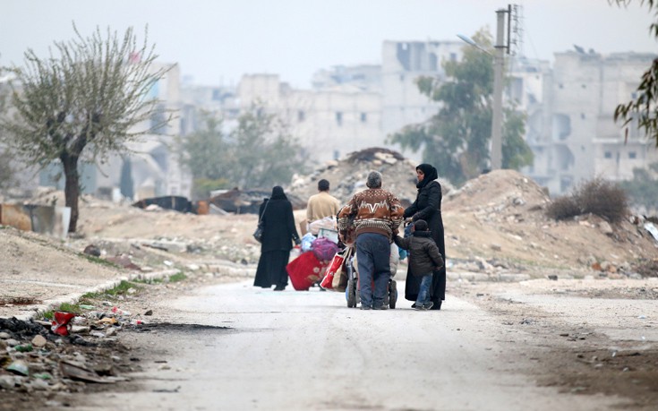 Απομακρύνθηκαν 18.000 άμαχοι από το Χαλέπι