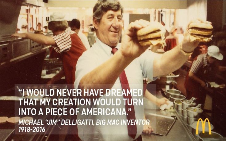 Πέθανε ο «πατέρας» του διάσημου burger Big Mac