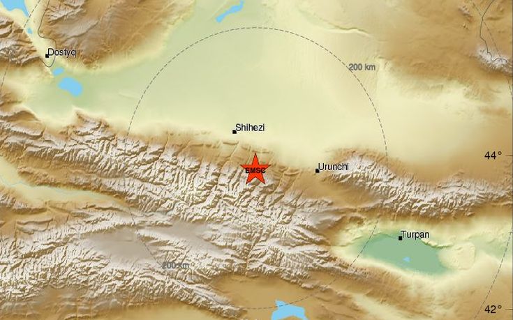 Ισχυρός σεισμός 6,4 Ρίχτερ στην Κίνα