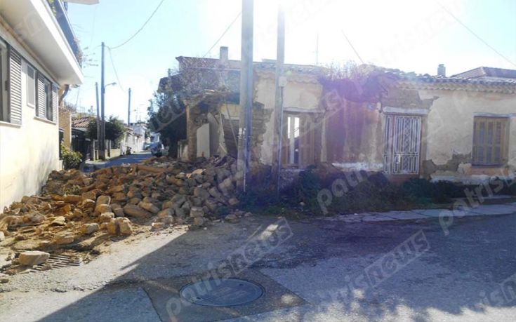 Κατέρρευσε κατοικία σαν χάρτινος πύργος στην Αμαλιάδα