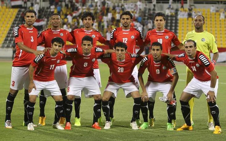 Yemen soccer players