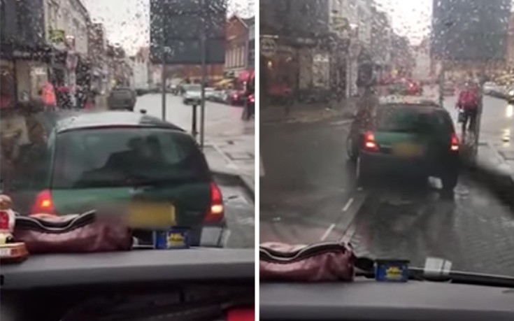 Γυναίκα οδηγός κάνει 7 λεπτά για να παρκάρει
