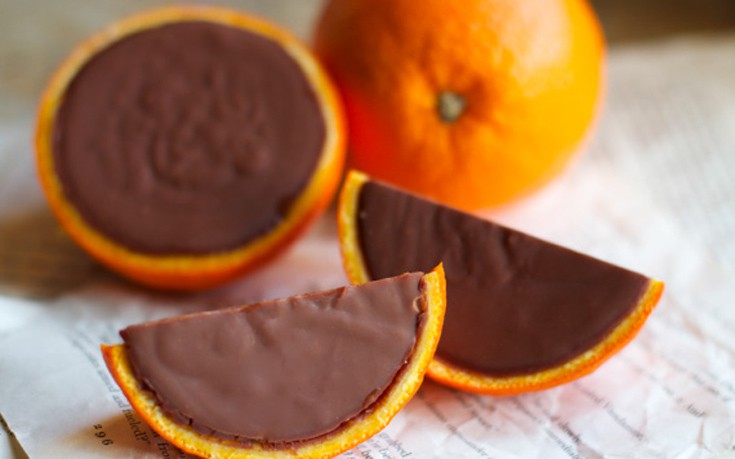 Γεμιστά πορτοκάλια με σοκολάτα