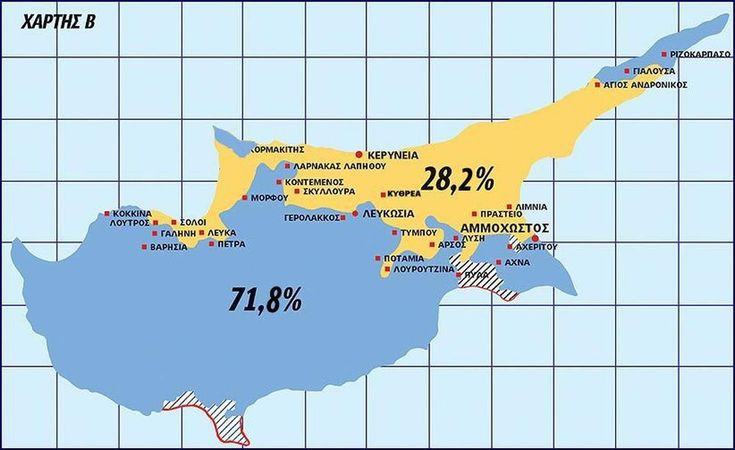 Το 28,2% των εδαφών προτείνει ο Αναστασιάδης στις διαπραγματεύσεις
