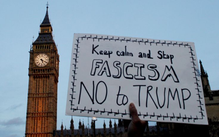 Μεγάλη αντι – Τραμπ διαδήλωση στο Λονδίνο