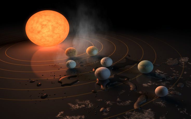 Η NASA ανακάλυψε ηλιακό σύστημα και πλανήτες που ενδέχεται να έχουν ζωή