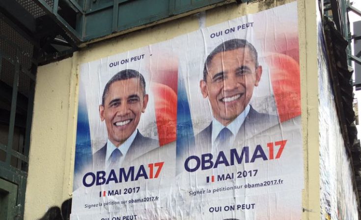 Μπαράκ Ομπάμα για πρόεδρος της Γαλλίας: Oui on peut
