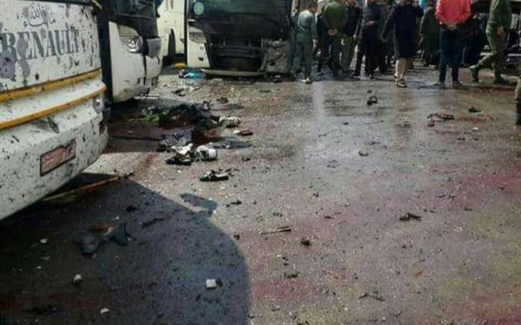 Τουλάχιστον 59 οι νεκροί από την βομβιστική επίθεση στη Δαμασκό