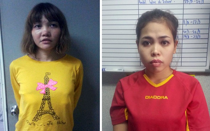 Ποιες είναι οι δύο γυναίκες στις οποίες απαγγέλθηκαν κατηγορίες για τον φόνο του Κιμ Γιονγκ Ναμ