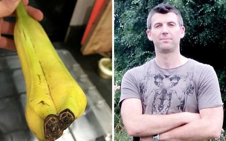Σπάνια μπανάνα έκρυβε μια «έκπληξη»
