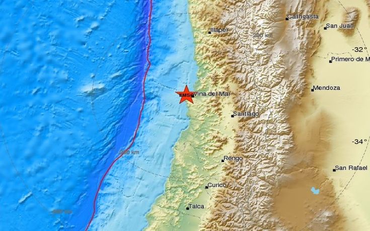 Ισχυρός σεισμός «ταρακούνησε» τη Χιλή