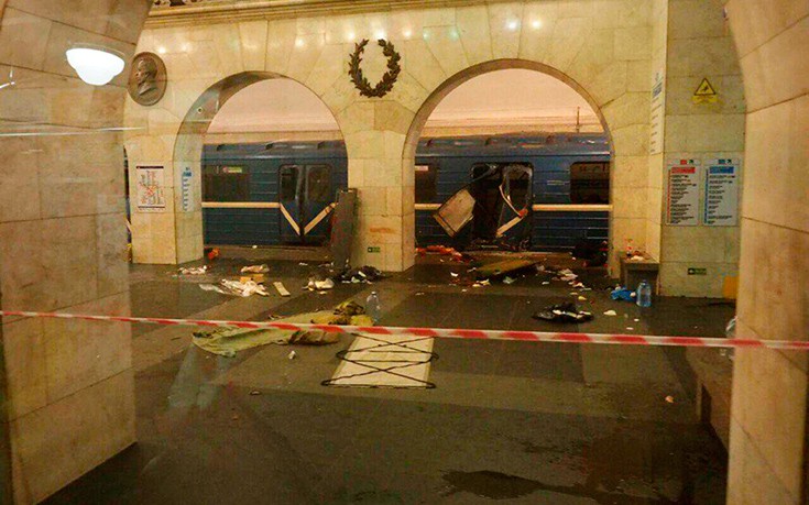Οι ρωσικές αρχές συνέλαβαν οκτώ υπόπτους για την επίθεση στο μετρό
