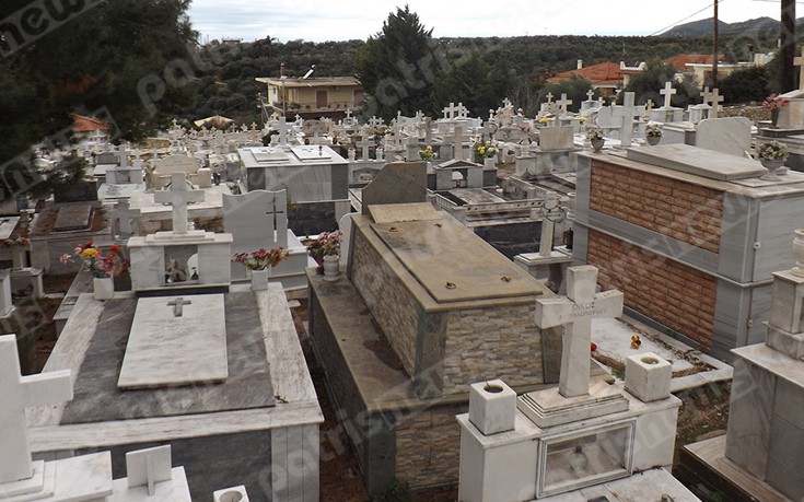 Τάφοι με δύο και τρεις «ορόφους» στη Ζαχάρω λόγω έλλειψης χώρου