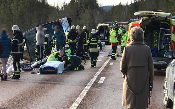 Τροχαίο με τρεις νεκρούς στη Σουηδία