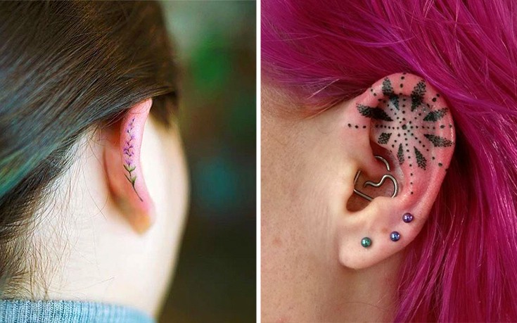 Το νέο trend στα τατουάζ έχει επίκεντρο το αυτί