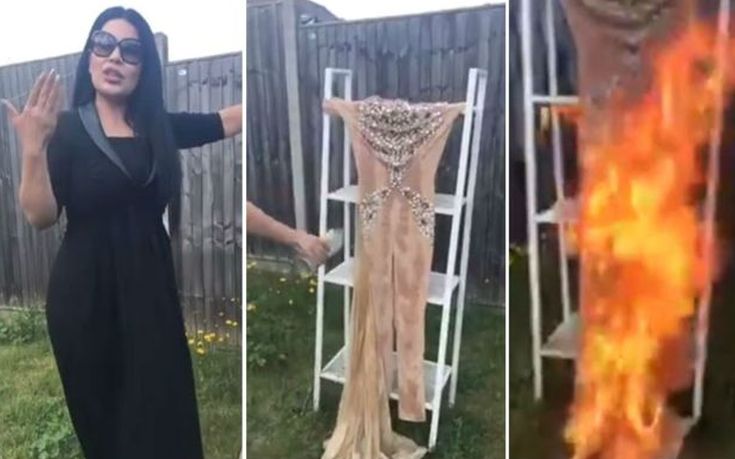 Το φόρεμά της σε συναυλία προκάλεσε και του έβαλε φωτιά