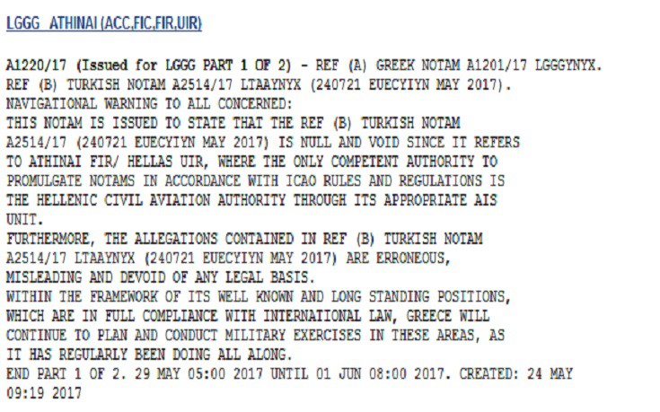 greek notam