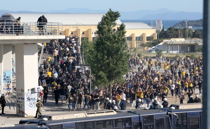 Χούλιγκαν από το Ζαΐρ στα επεισόδια στο Βόλο