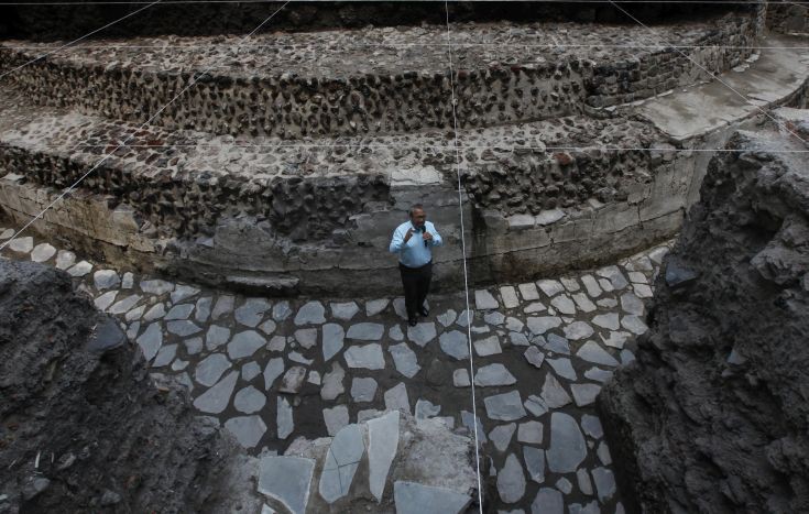 Ναός των Αζτέκων ανακαλύφθηκε στο κέντρο της Πόλης του Μεξικού
