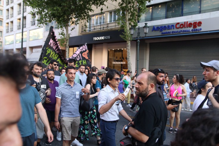 Ένταση στην πορεία του Athens Pride