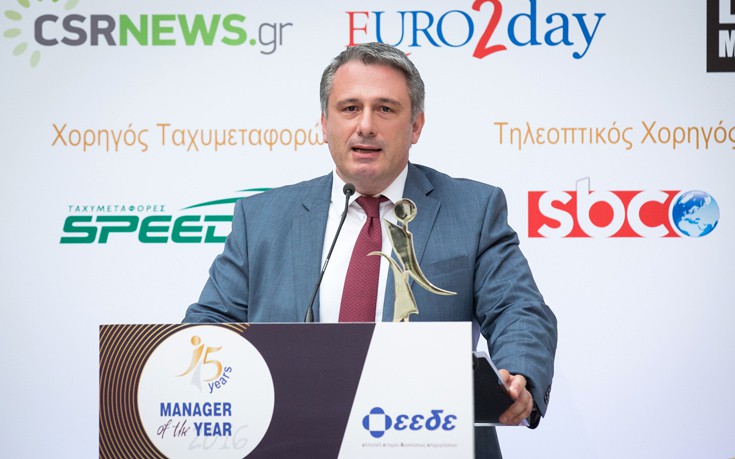 Ο Ανδρέας Αθανασόπουλος Manager of the Year 2016