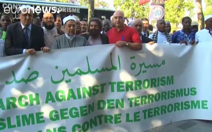 Στο Βερολίνο η πορεία των ιμάμηδων ενάντια στην τρομοκρατία