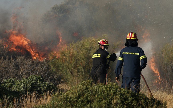 Κινδυνεύουν κατοικημένες περιοχές από την φωτιά στην Ανάβυσσο