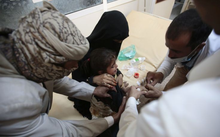 Καθημερινά νοσούν με χολέρα 7.000 άτομα στην Υεμένη