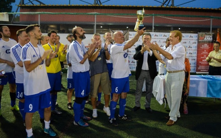 Φιλικός ποδοσφαιρικός αγώνας της ΕΡΤ με τη μεικτή ομάδα ΙΕΚ ΑΛΦΑ και Mediterranean College