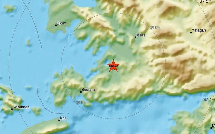 Σεισμός 4,7 ρίχτερ στη δυτική Τουρκία