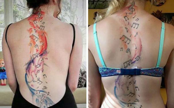 Πώς γίνονται μερικά τατουάζ μετά από αρκετό καιρό