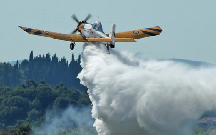 Αποστολή ελληνικών πυροσβεστικών αεροπλάνων στην Αλβανία