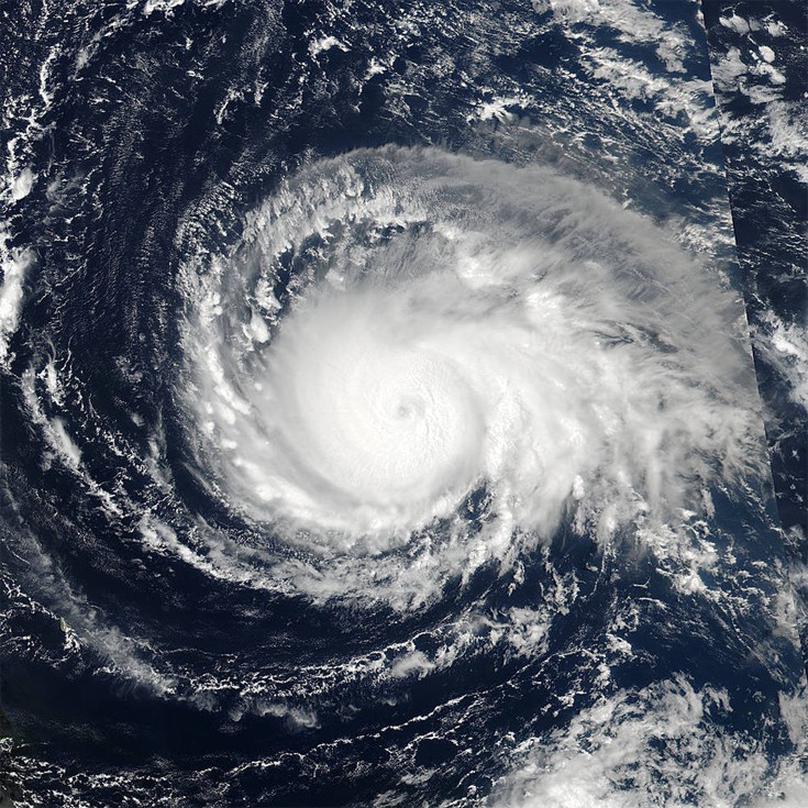 Ο Τυφώνας Ίρμα από το δορυφόρο της NASA