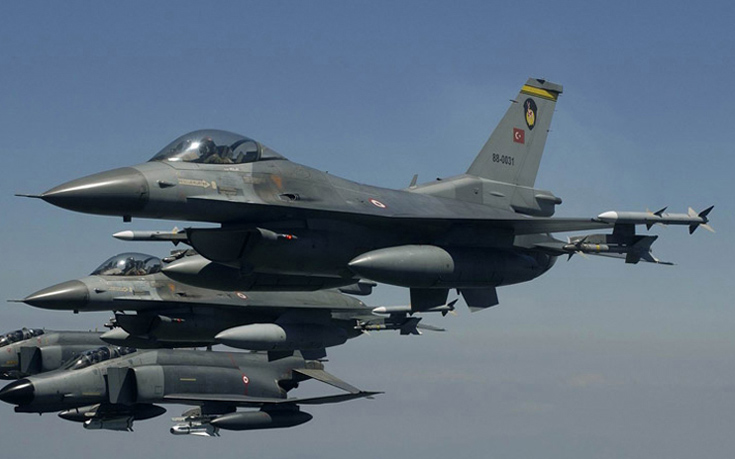 Νέα πρόκληση με υπερπτήση τουρκικών F-16 πάνω από το Καστελόριζο