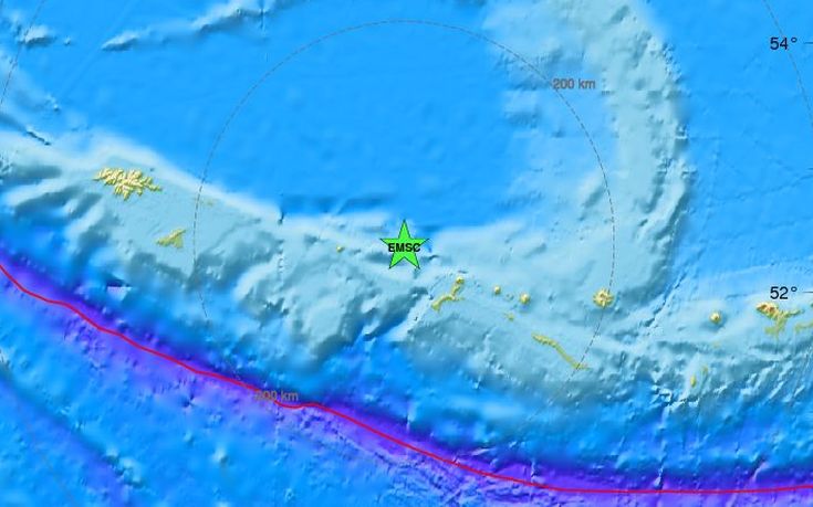 Σεισμός 6,6 Ρίχτερ στον βόρειο Ειρηνικό