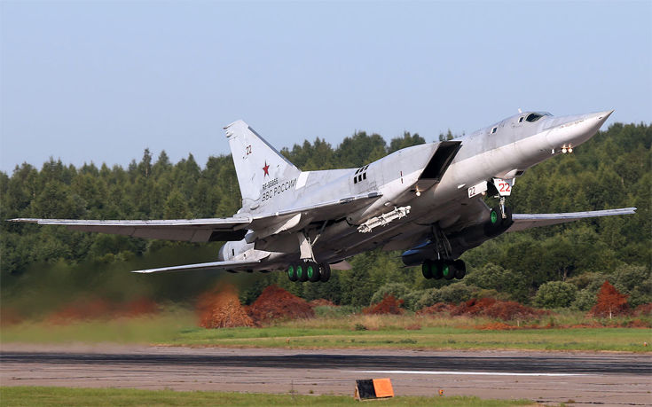 Ρωσικά στρατηγικά βομβαρδιστικά έπληξαν στόχους του ISIS στη Συρία