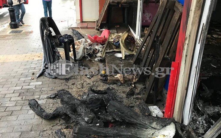 Παρανάλωμα του πυρός έγινε κατάστημα χαλιών στα Χανιά