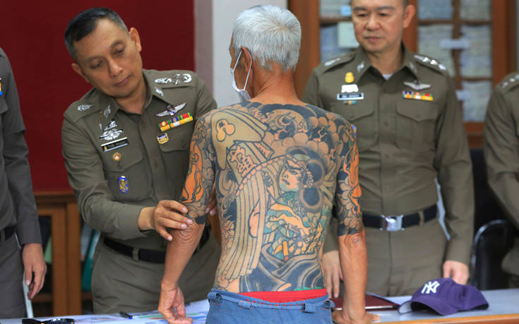 Καταζητούμενος «νονός» της Γιακούζα συνελήφθη όταν τα τατουάζ του έγιναν viral
