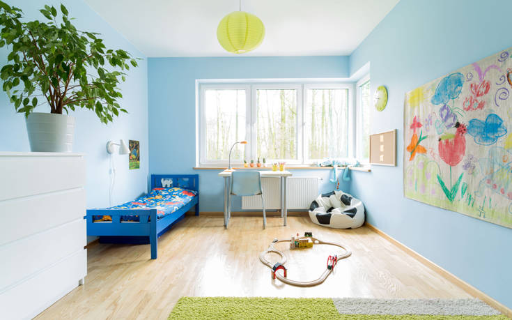Έξι χρώματα για παιδικά δωμάτια που ξεχωρίζουν