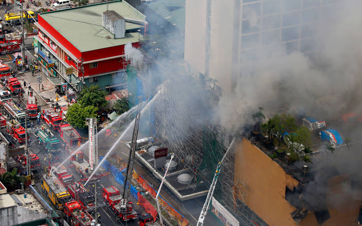 Φονική φωτιά με πέντε νεκρούς σε ξενοδοχείο στις Φιλιππίνες