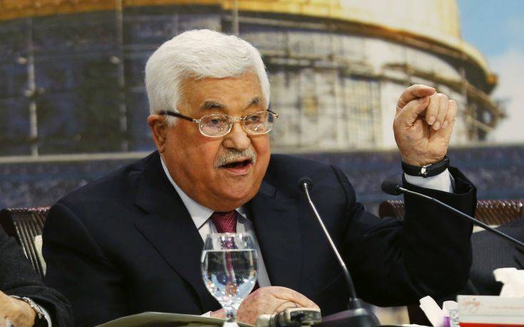 Ο ηγέτης της Παλαιστίνης Μαχμούτ Αμπάς διέκοψε όλες τις σχέσεις με ΗΠΑ και Ισραήλ