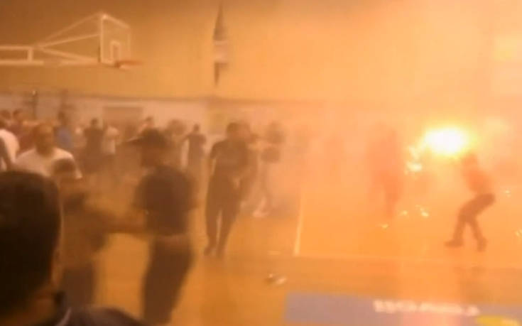Επεισόδια με τραυματισμούς σε αγώνα μπάσκετ στο Μαρκόπουλο