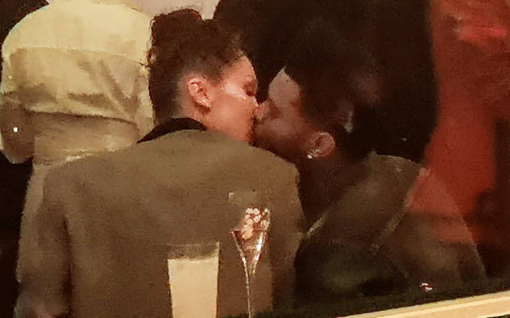 Ο φακός έπιασε το φιλί της Μπέλα Χαντίντ με τον ράπερ The Weeknd