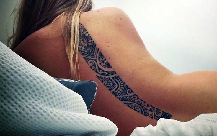 Εντυπωσιακά τατουάζ για τη σπονδυλική στήλη