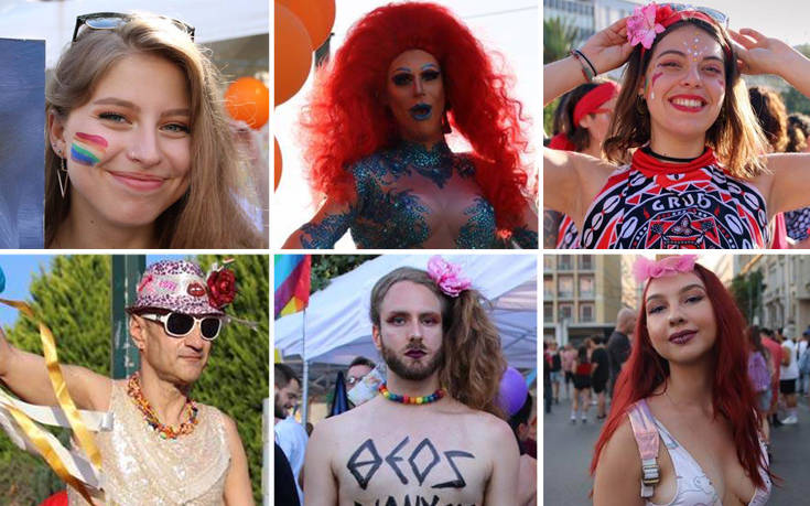 Πολύχρωμες και πολυσυλλεκτικές στιγμές από το Athens Pride 2018