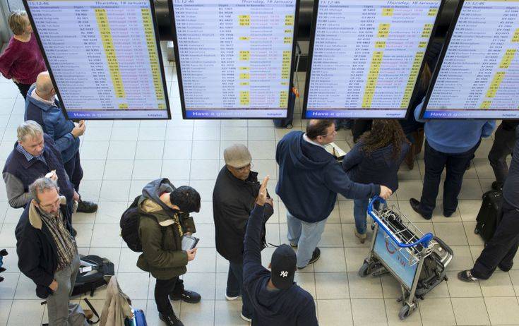 Ματαιώθηκαν πτήσεις στην Ολλανδία λόγω απεργίας στις δημόσιες μεταφορές