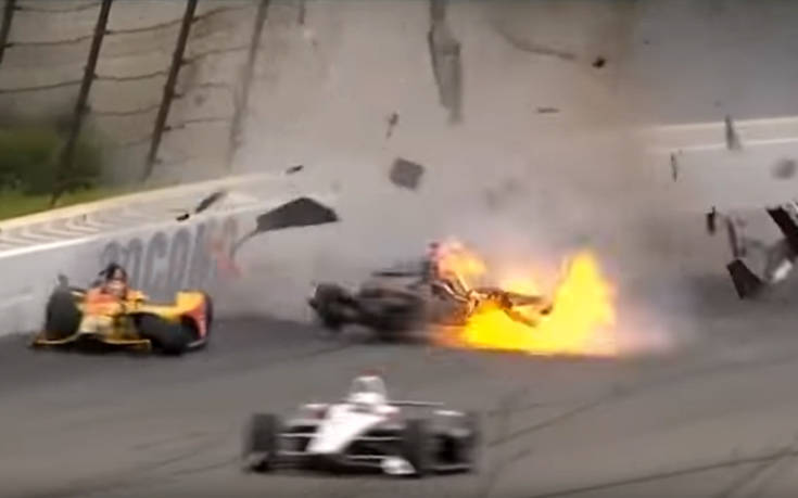 Τρομακτικό ατύχημα σε αγώνα Indy Car στις ΗΠΑ