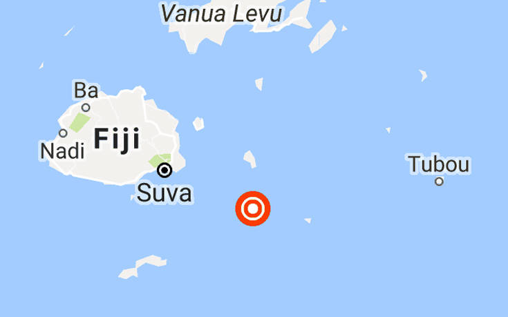 Σεισμός μεγάλης ισχύος στη θαλάσσια περιοχή των Νησιών Φίτζι